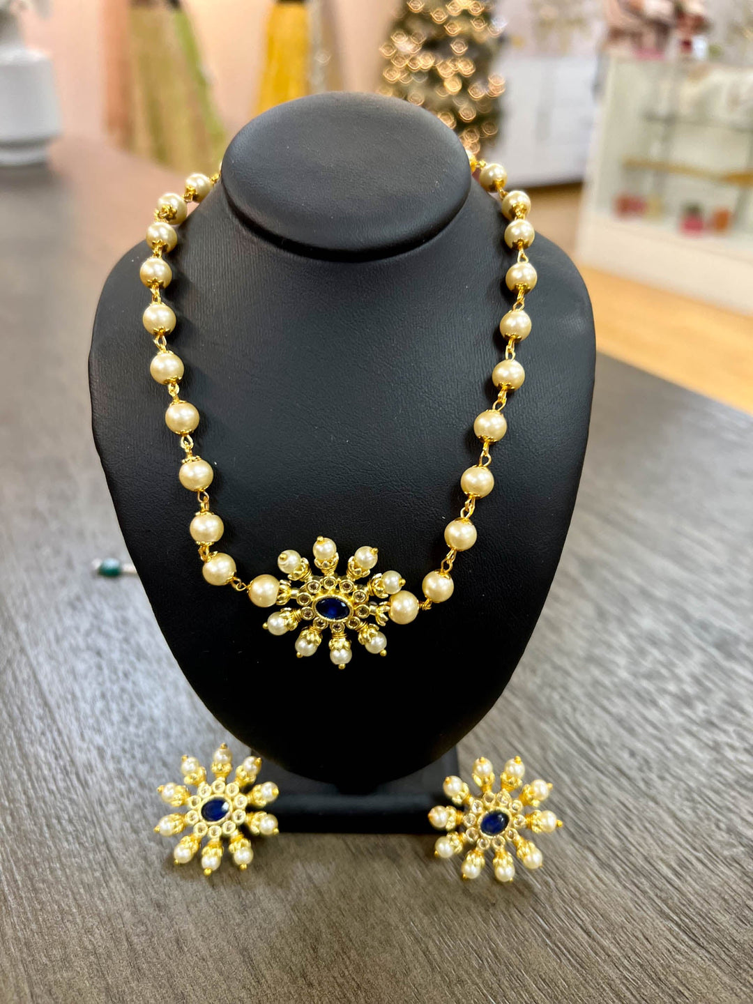 Accessories & Jewelry - Sapphire Pearl Set