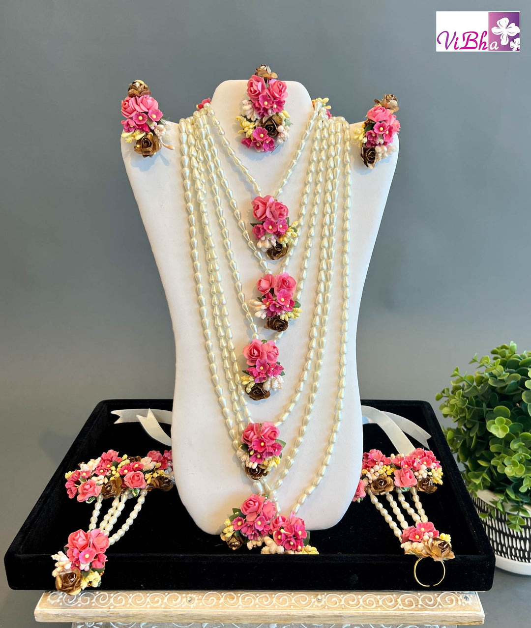 Flower Jewelry for Mehendi, Haldi, Bridal, Baby Shower