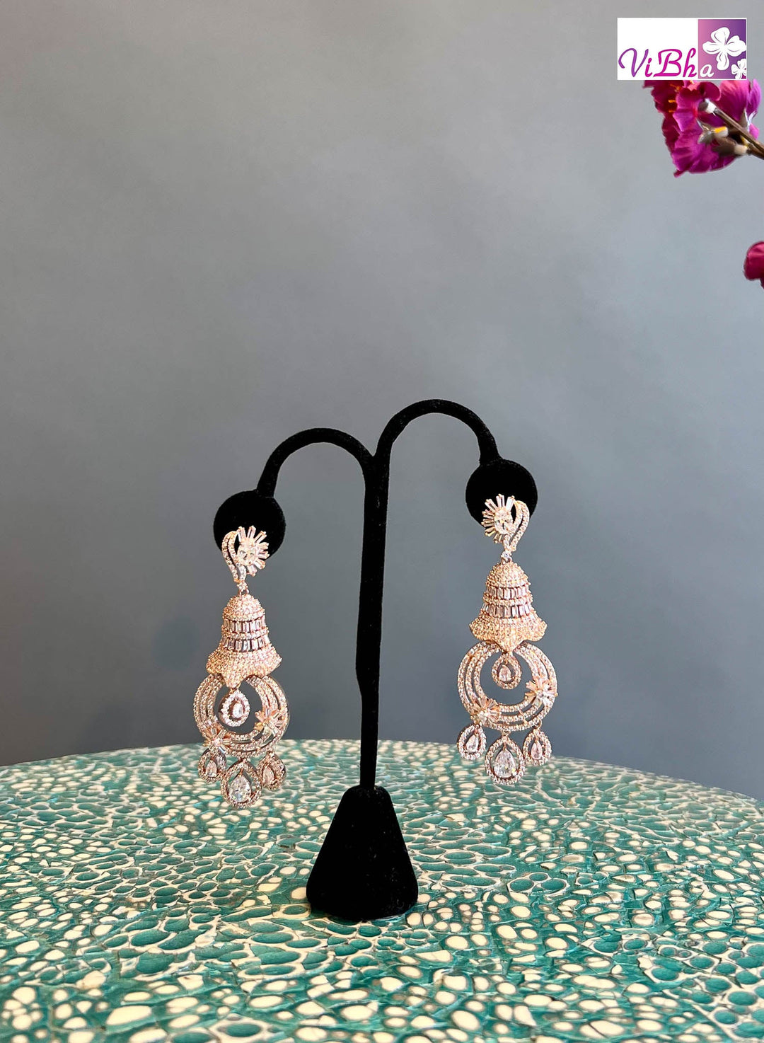 Accessories & Jewelry - AD Chandbali Earrings