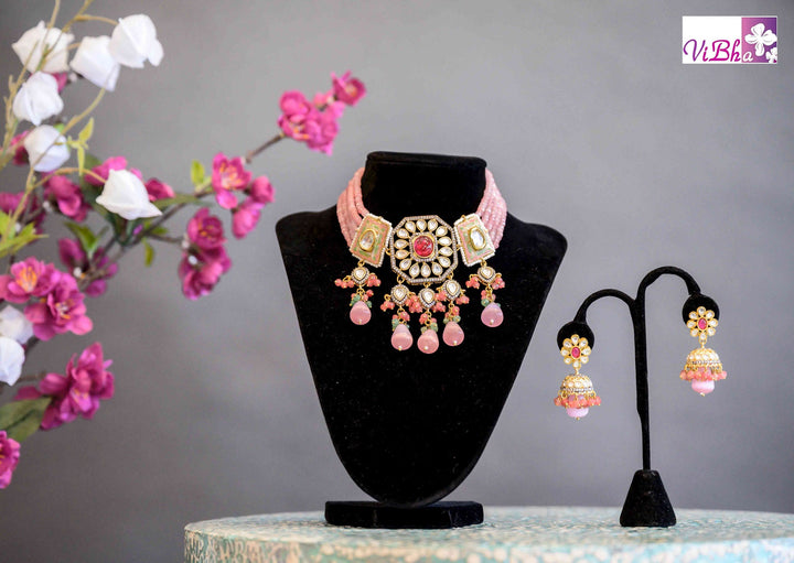 Accessories & Jewelry - Pink Beaded Set
