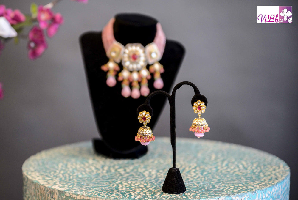 Accessories & Jewelry - Pink Beaded Set