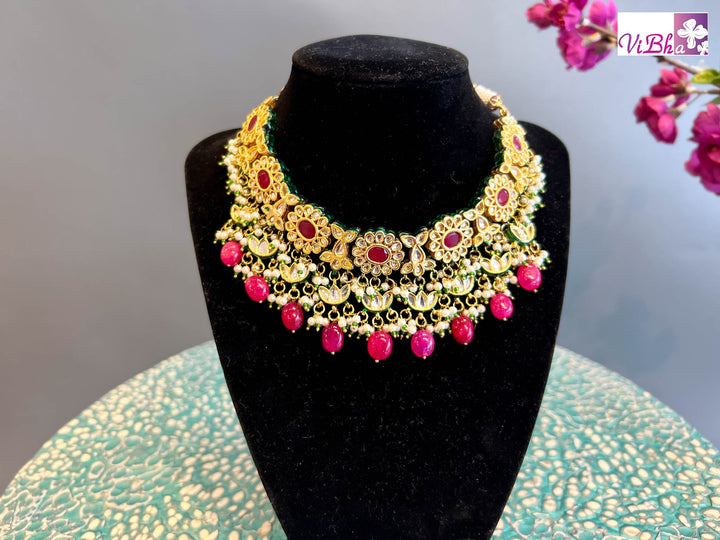 Accessories & Jewelry - Ruby Kundan Set