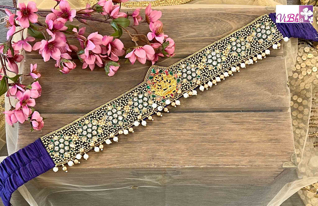 Accessories & Jewelry - Violet Embroidered Waist Belt