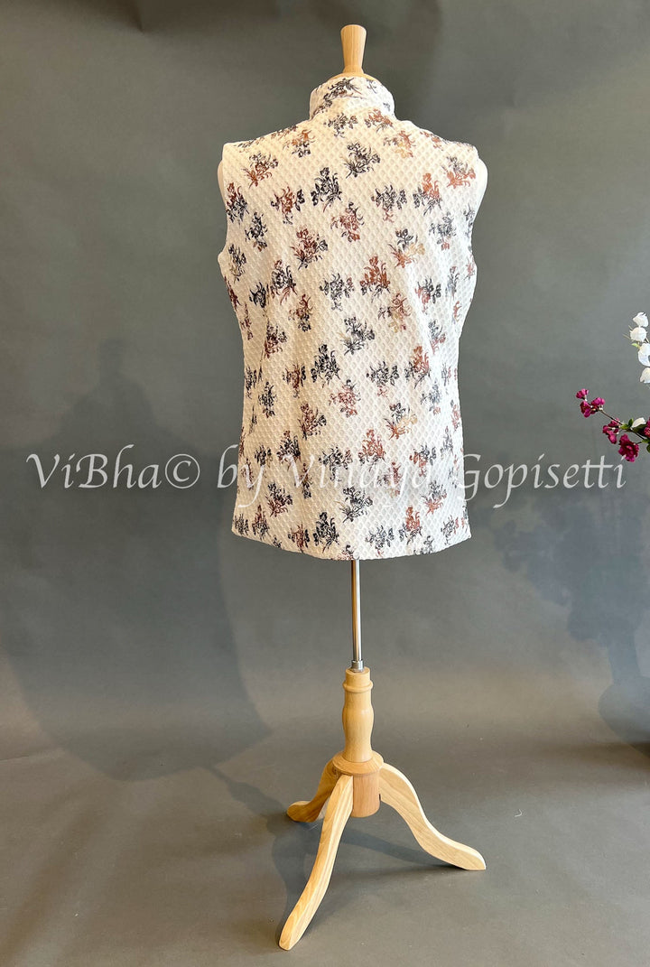 Mens Wear - Floral Print Vest