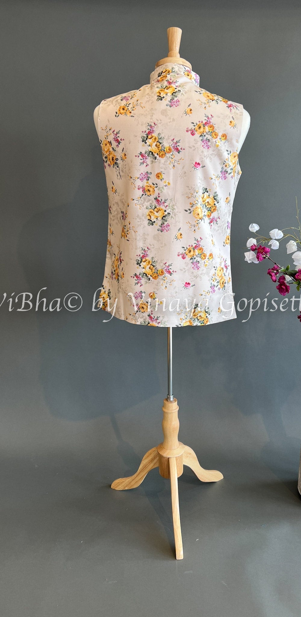 Mens Wear - Multi Color Floral Print Vest