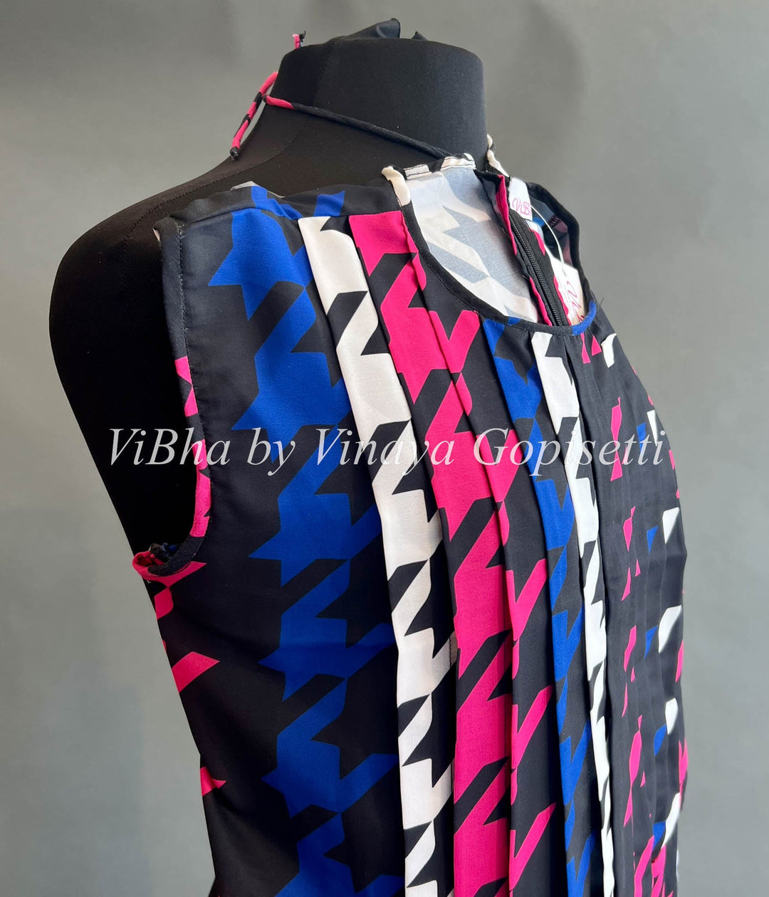 Womens Kurta - Multicolor Printed Crepe Jumpsuit